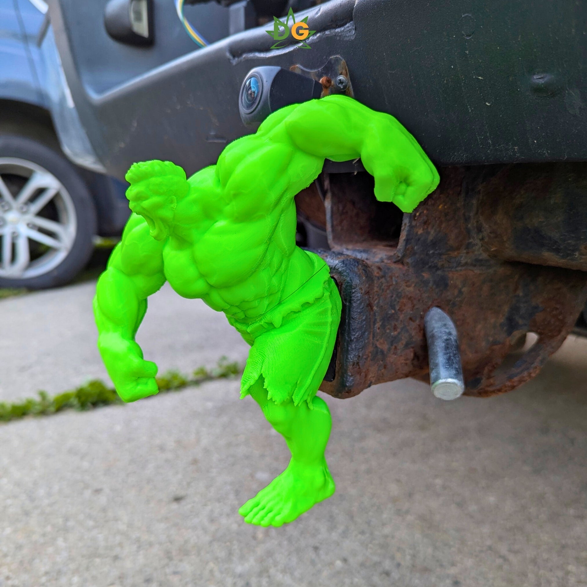 Unleash the Green Goliath: Command Attention with the Hulk Trailer Hitch Plug