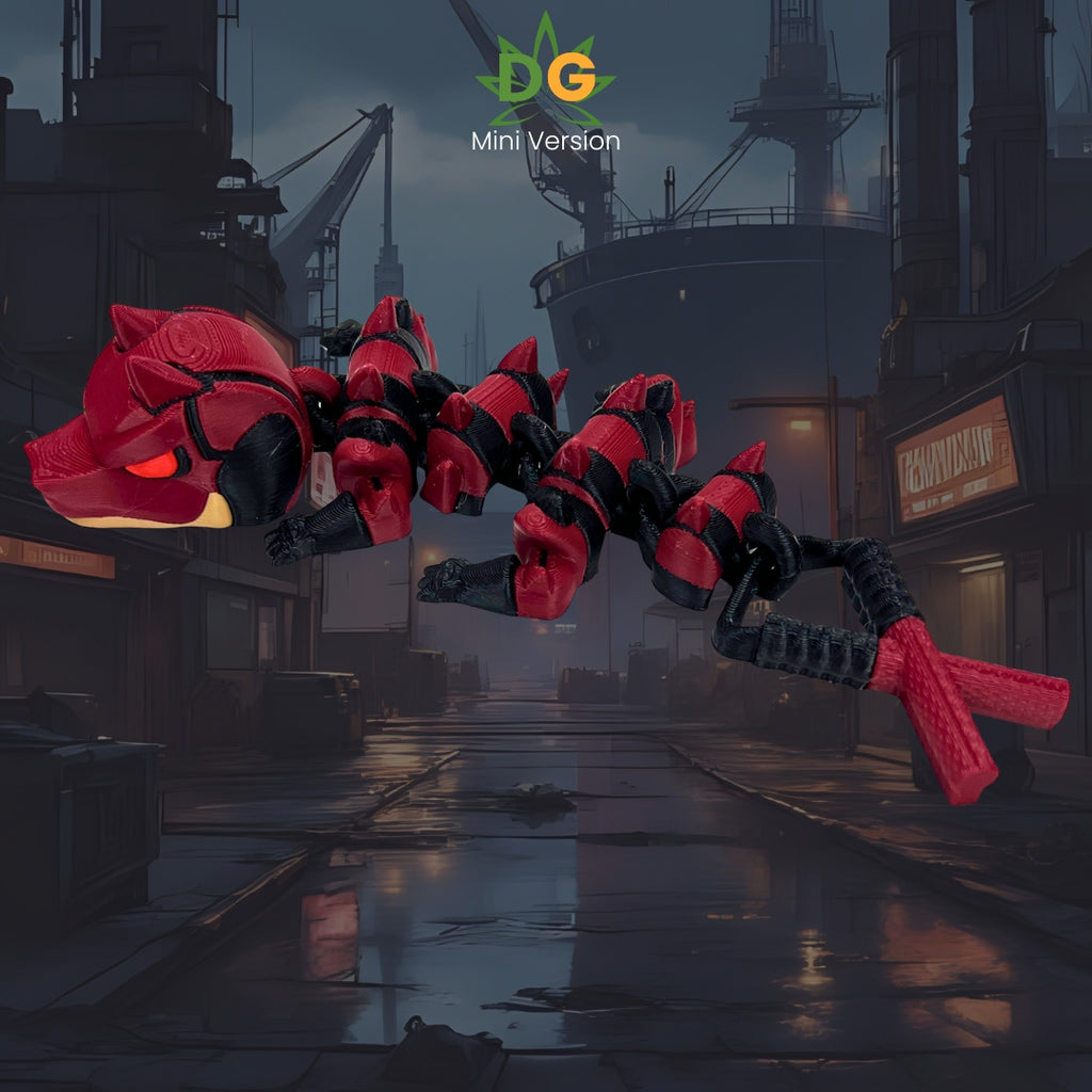 Articulated Gothic Devil Dragon Flexi