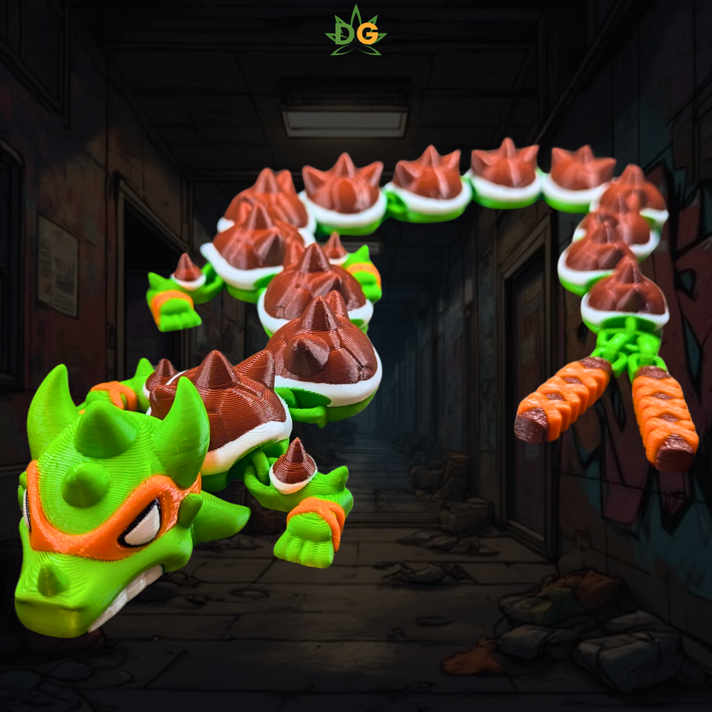 Ninja Dragon Turtle | 3D Printed Retro Gamer Collectible