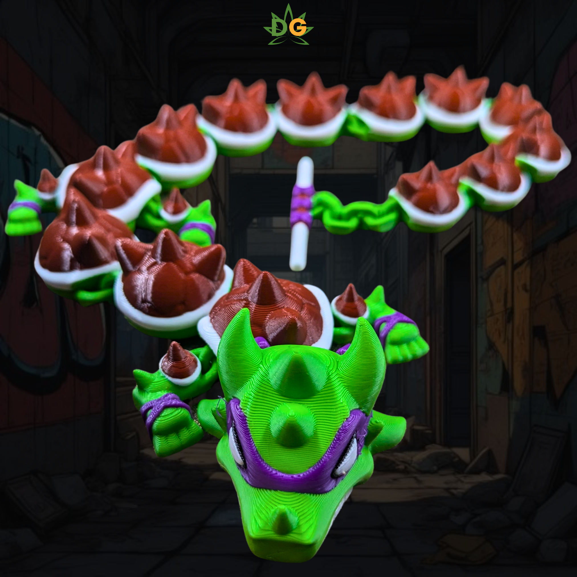 Ninja Dragon Turtle | 3D Printed Retro Gamer Collectible