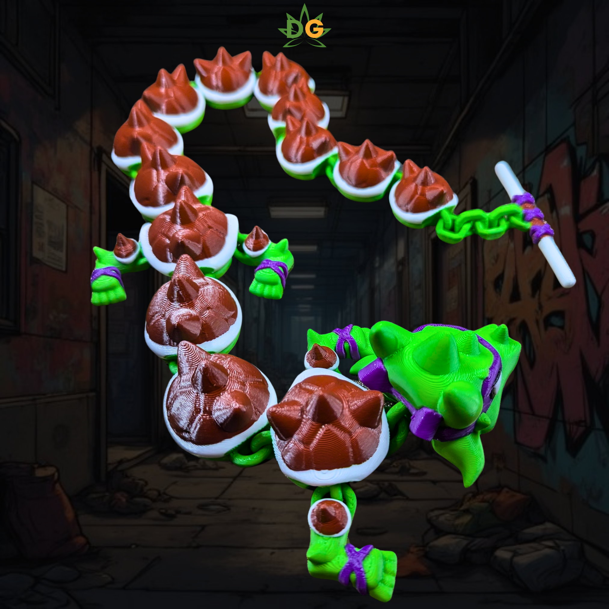 Ninja Dragon Turtle | 3D Printed Retro Gamer Collectible