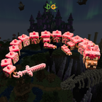 Articulated Earth Dragon Flexi - 3D Printed Pixelated Dragon Figure