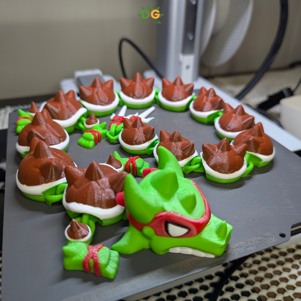 Ninja Dragon Turtle | 3D Printed Retro Gamer Collectible