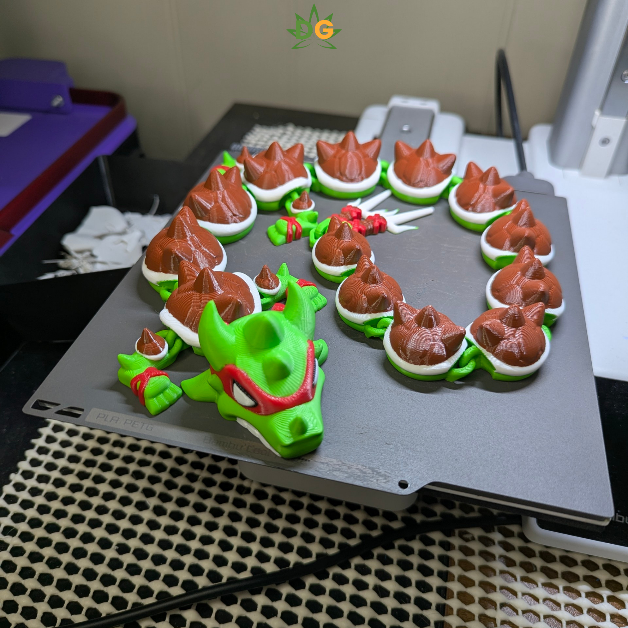 Ninja Dragon Turtle | 3D Printed Retro Gamer Collectible