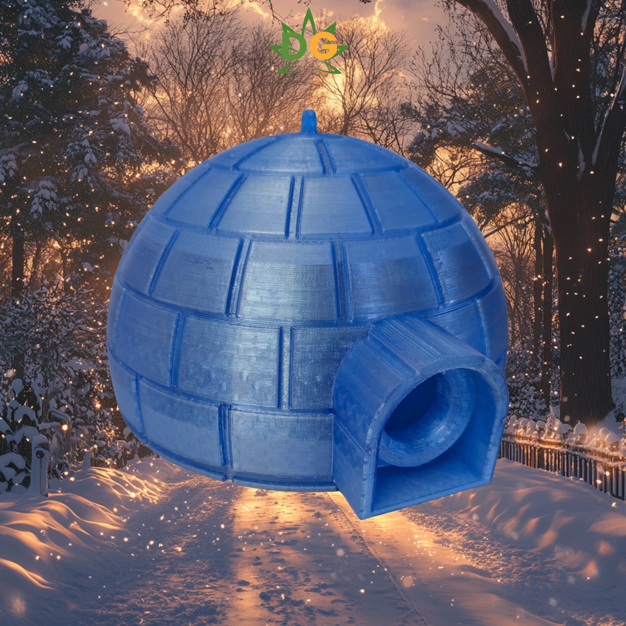 Polar Igloo Bird House - Unique Winter Shelter for Birds, Stylish Outdoor Decor & Cozy Nesting Option
