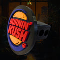 "Burnin' Kush" Trailer Hitch Plug | Premium PETG UV-Resistant Statement Piece
