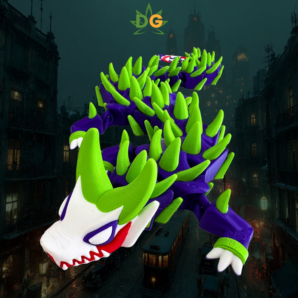 Articulated Villian Jester Dragon Flexi