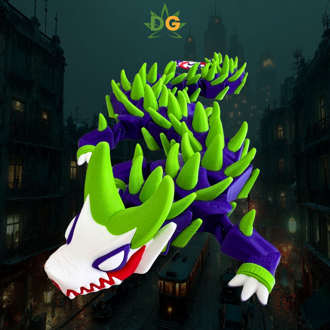Articulated Villian Jester Dragon Flexi
