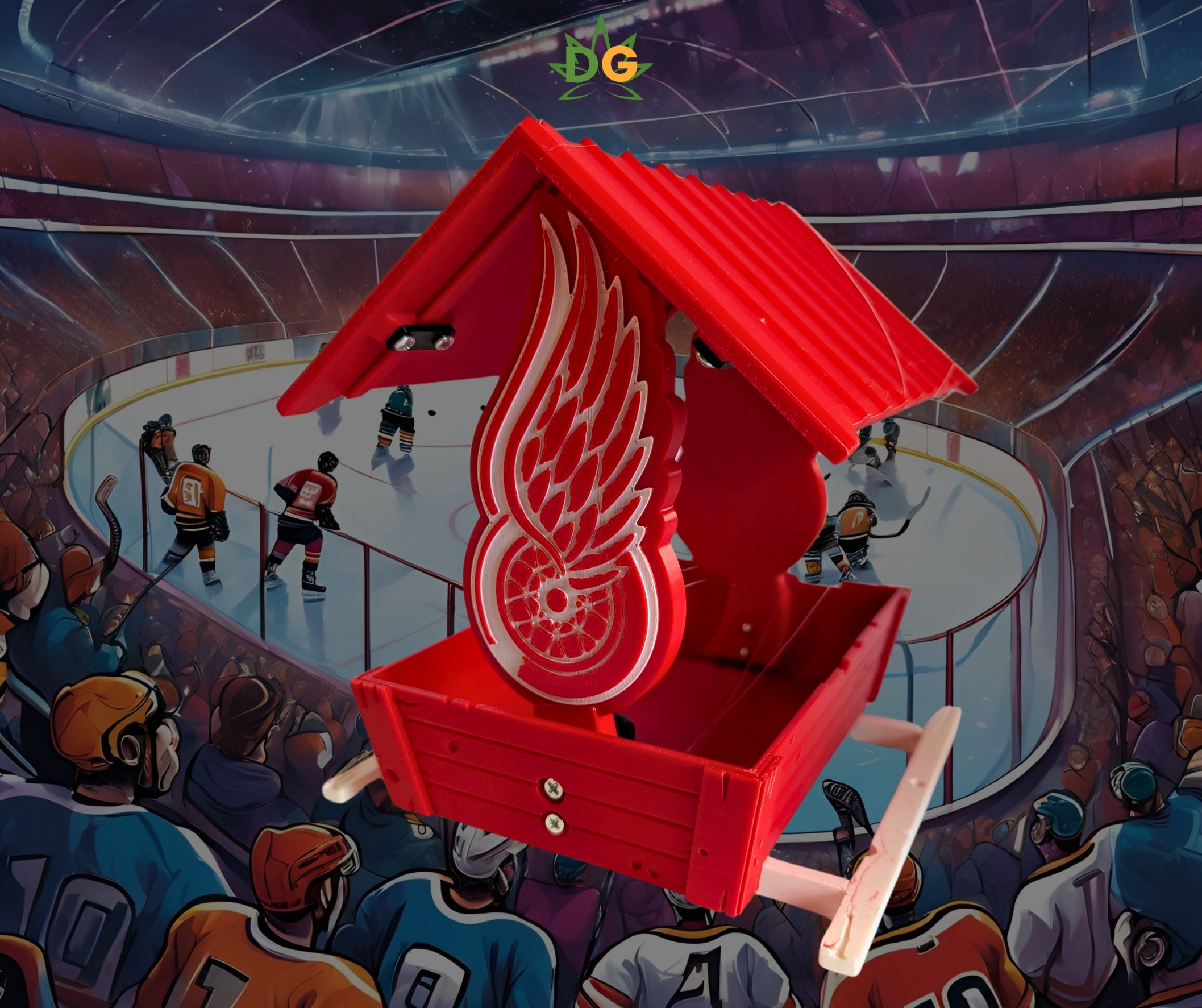 Michigan Sports Themed Countryside Bird Feeder | Outdoor Wildlife Accessory