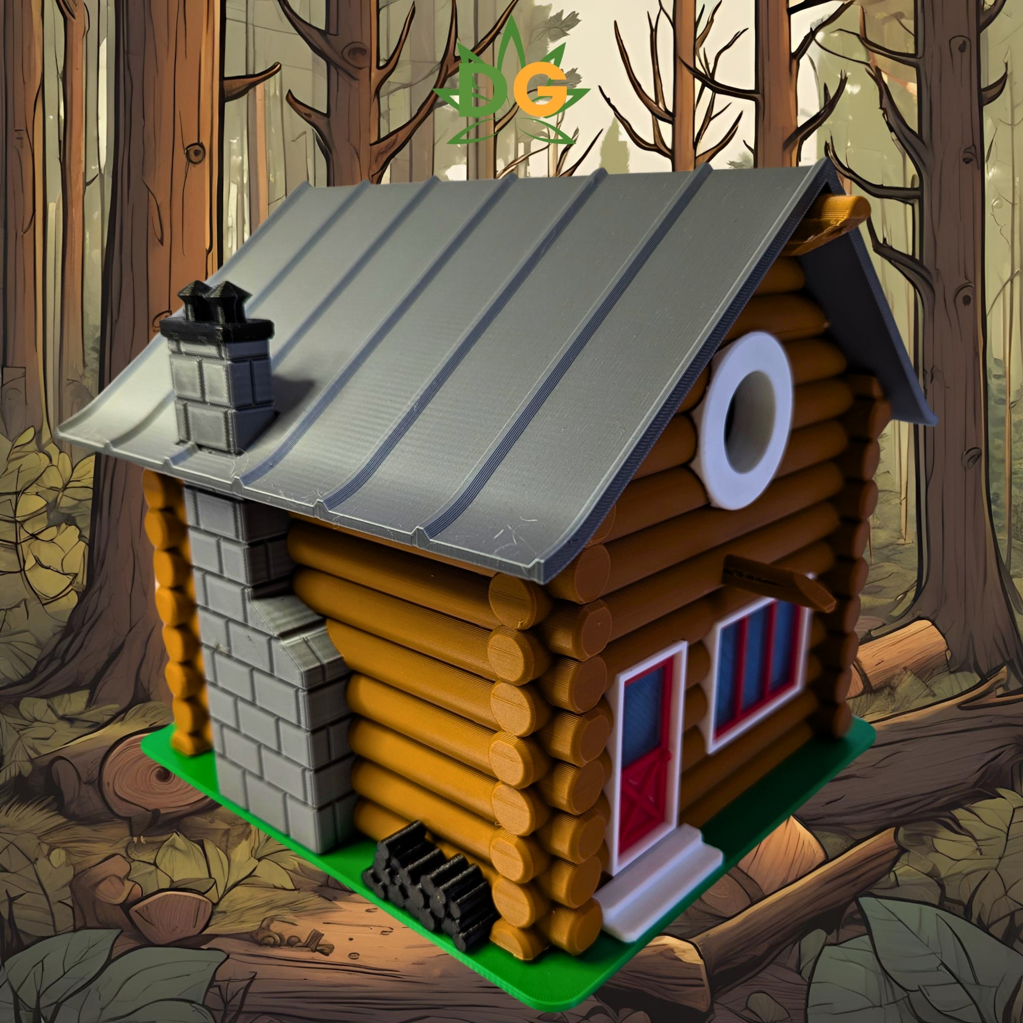 Modern Up north Cottage Birdhouse: Cottage Style, Strong & Weatherproof, Easy Mounting Home Décor for Birds, Garden Art, Outdoor Ornament