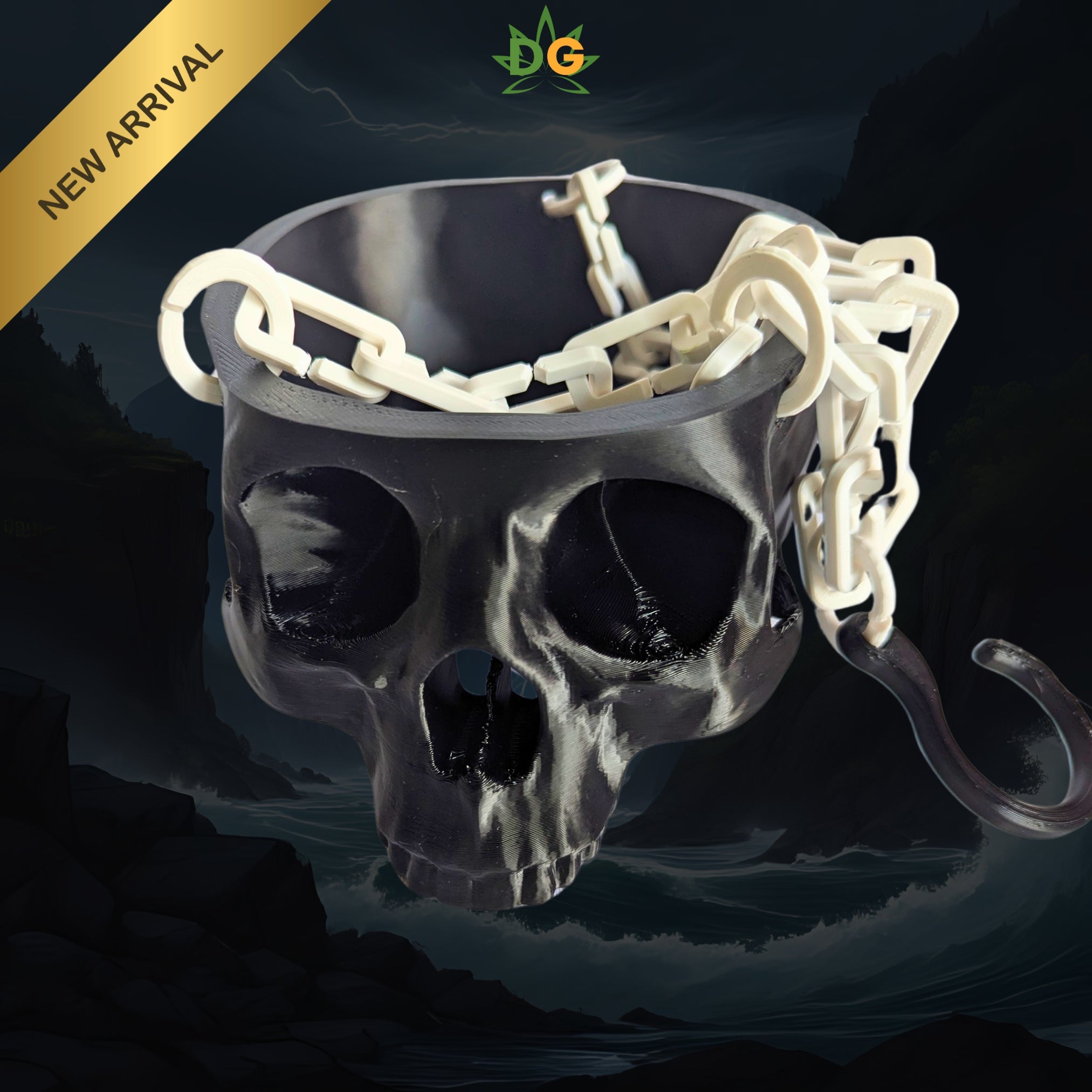 Grave Skull Garden Hanger (Indoor & Outdoor)