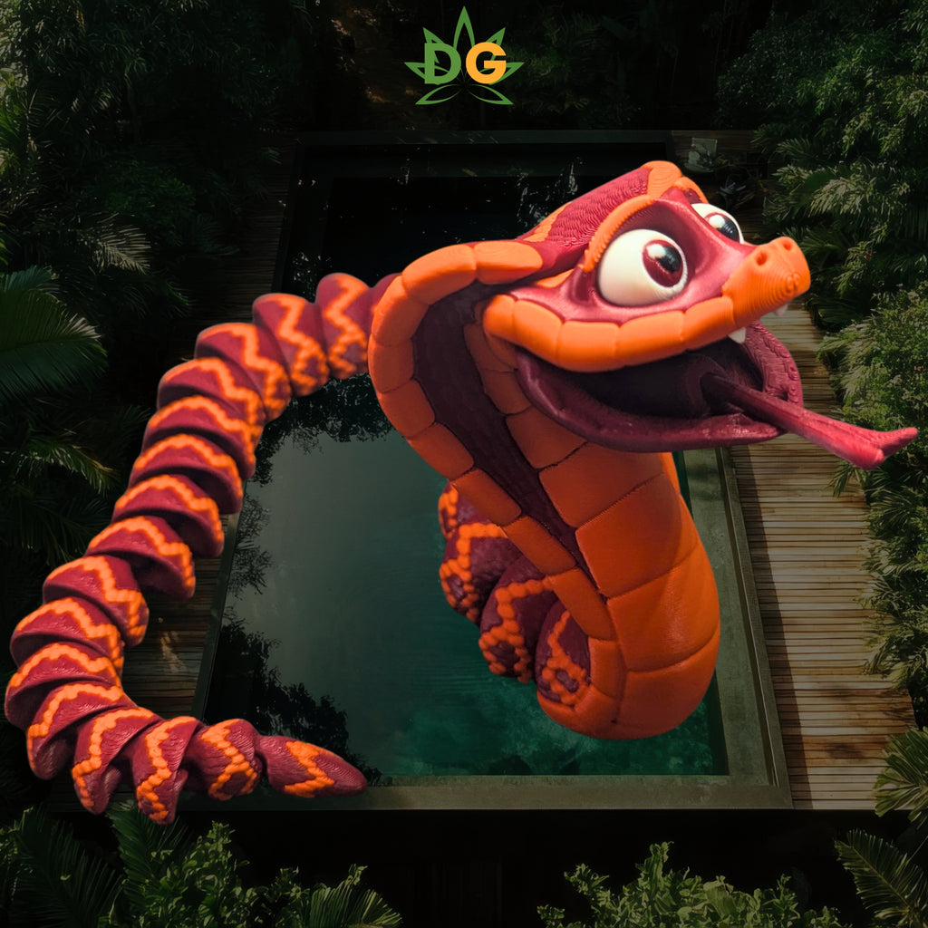 Cute Cuddly King Cobra Flexi | For Snake Enthusiast