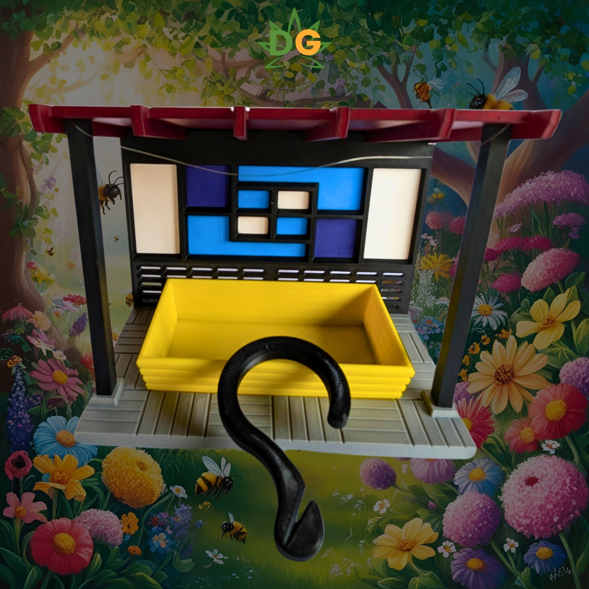 Sleek & Modern Birdfeeder: All-Weather Dining for Your Feathered Friends