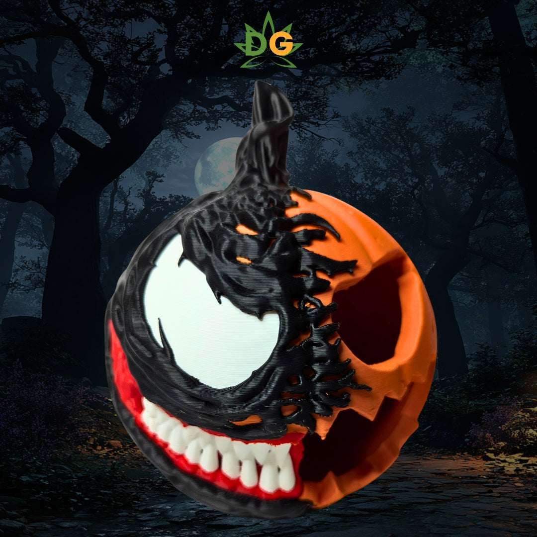 Symbiote Pumpkin Halloween Decoration
