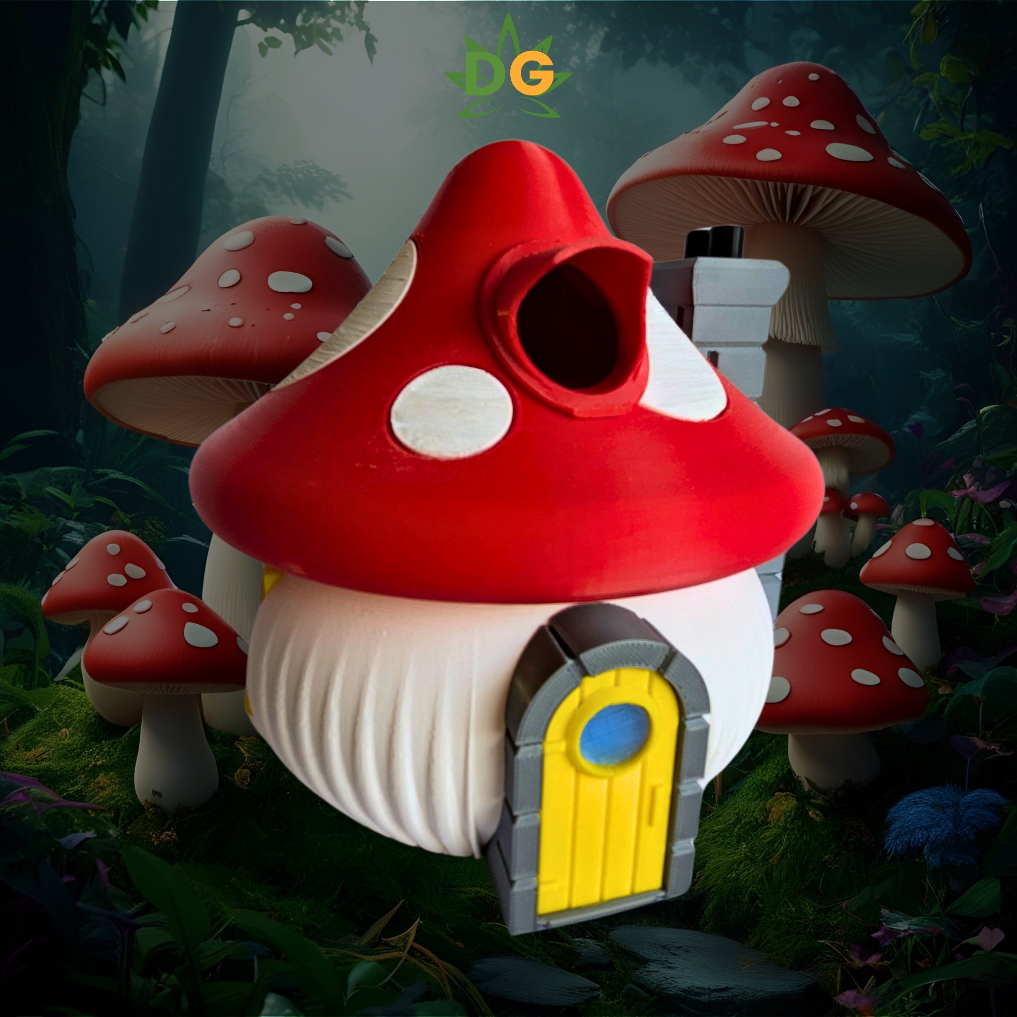 Enchanted Mushroom Birdhouse: A Novel Avian Dwelling