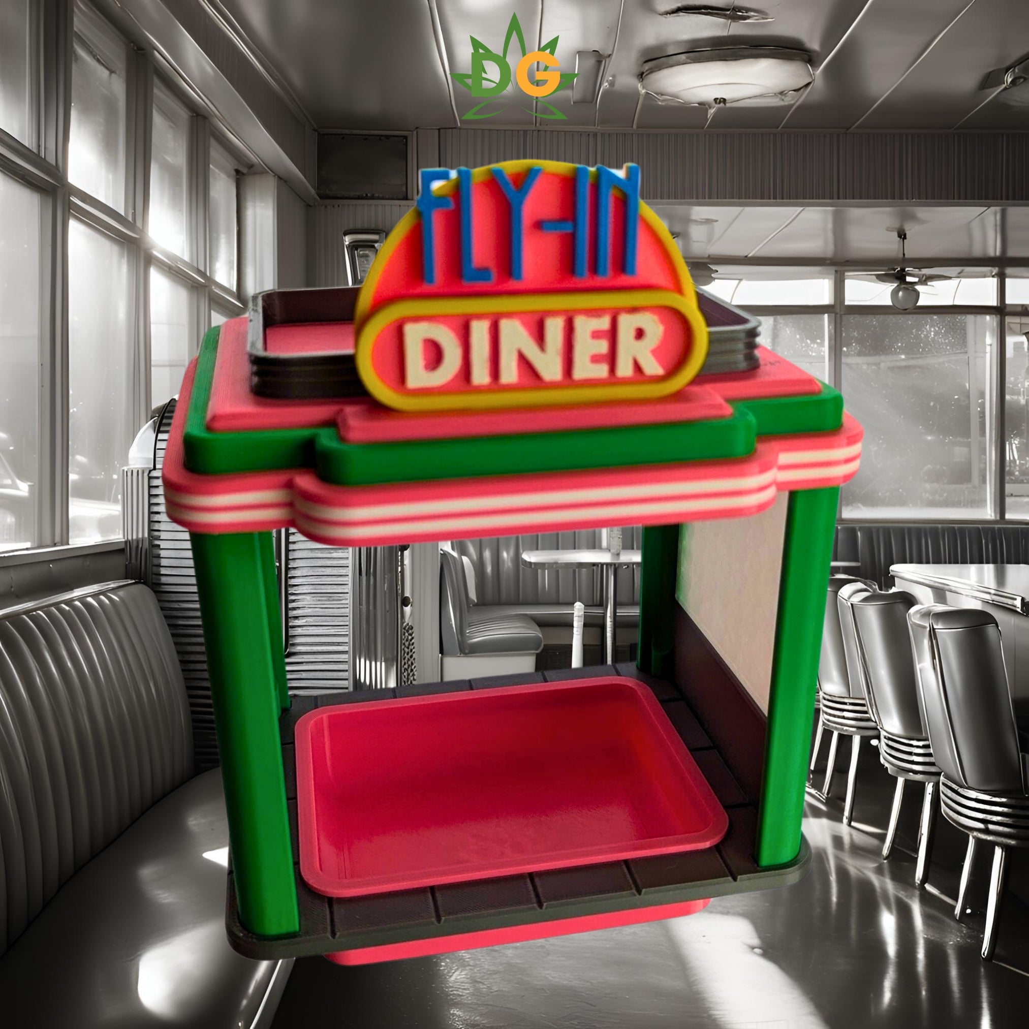 Fly-In Diner Bird Feeder - Vintage Style Restaurant for Birds