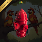 Unique Fire Hydrant Birdhouse - A Bold Statement for Your Backyard!
