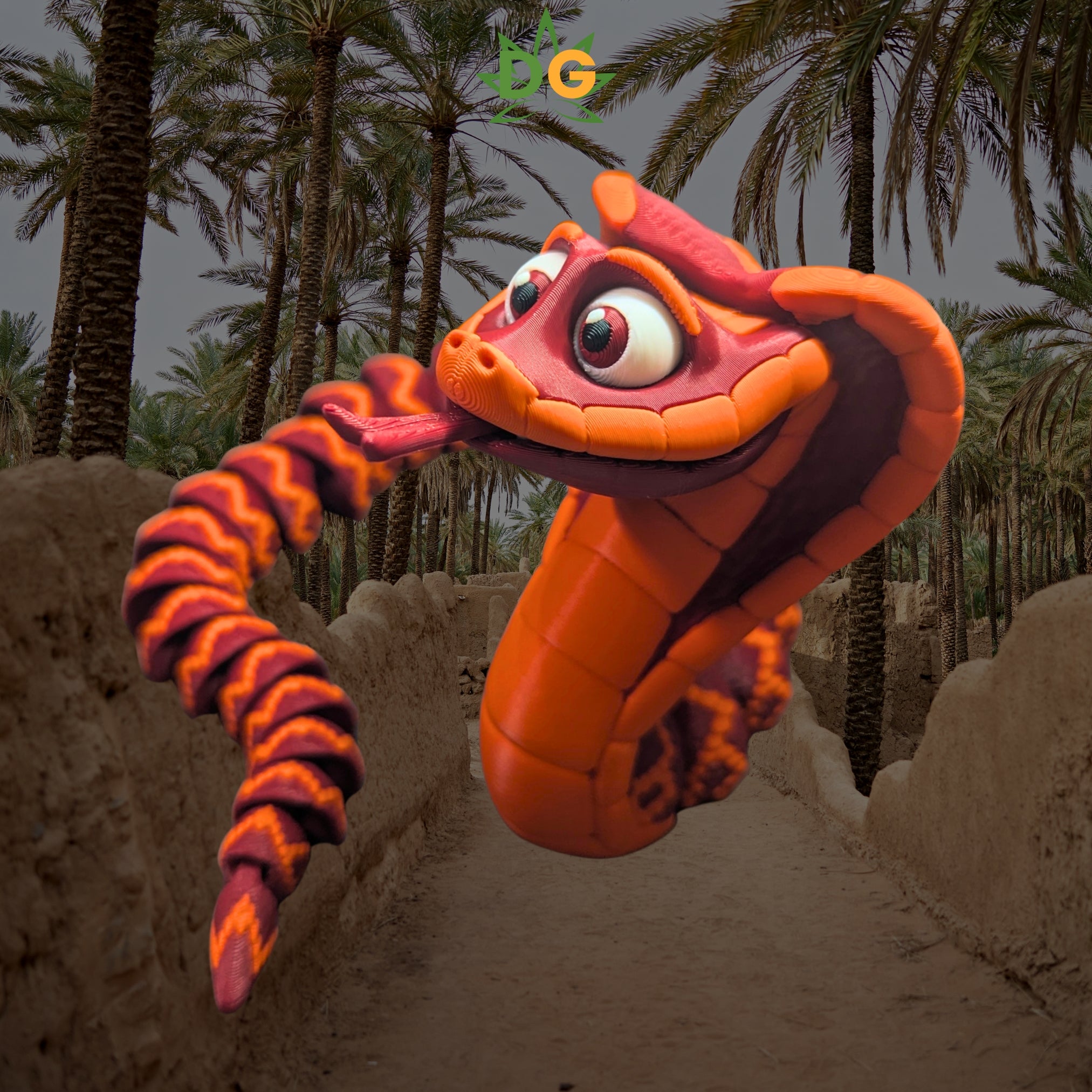 Cute Cuddly King Cobra Flexi | For Snake Enthusiast