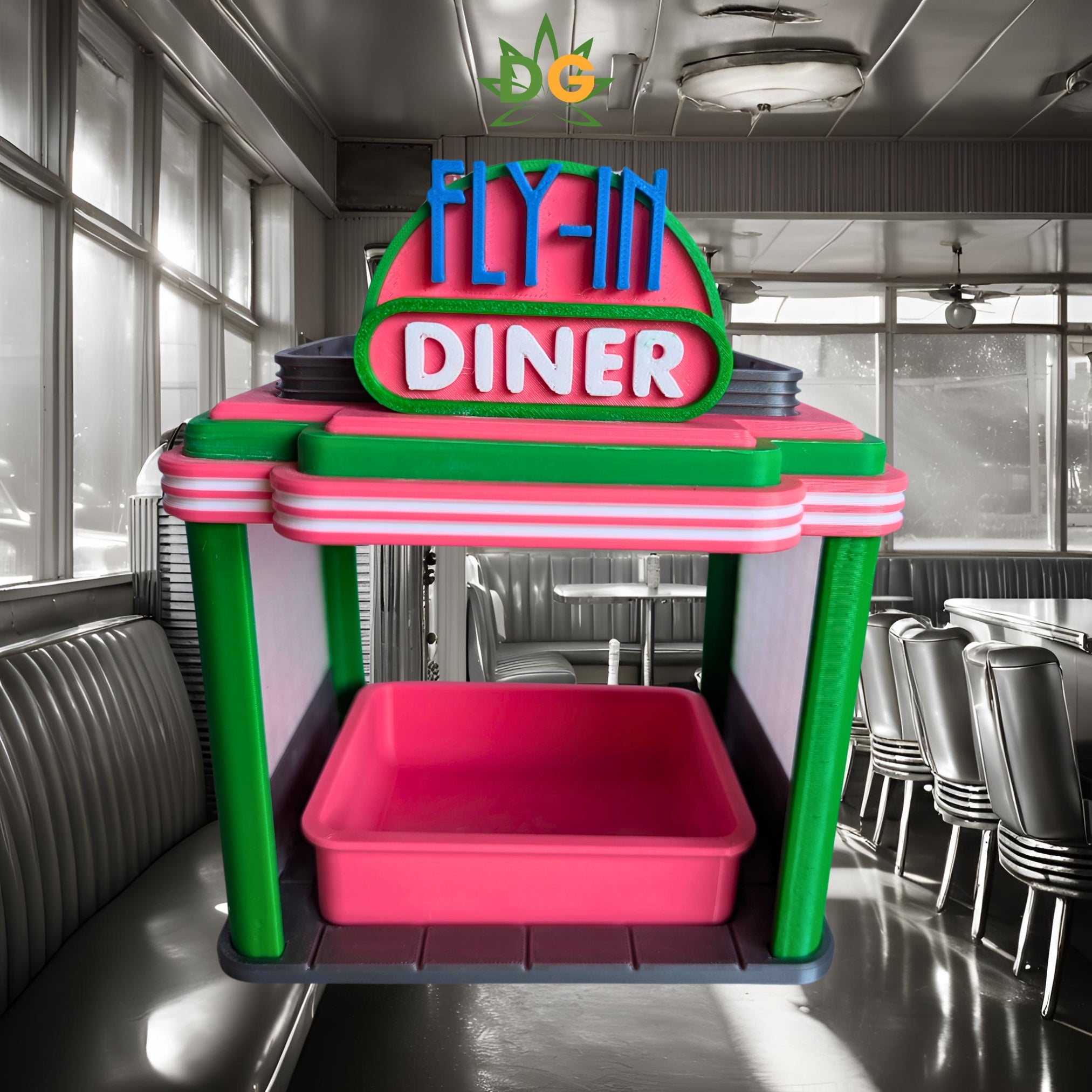 Fly-In Diner Bird Feeder - Vintage Style Restaurant for Birds