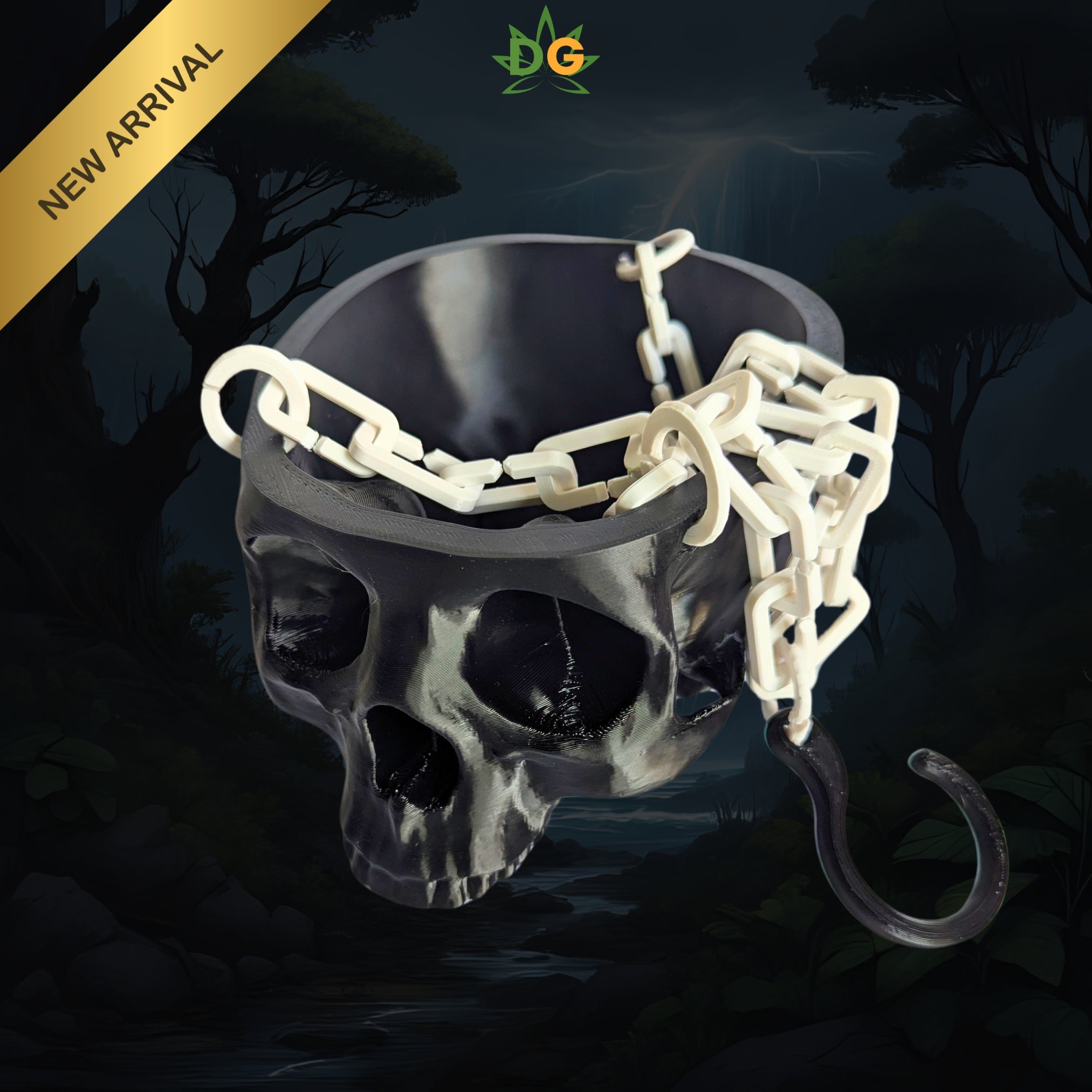 Grave Skull Garden Hanger (Indoor & Outdoor)