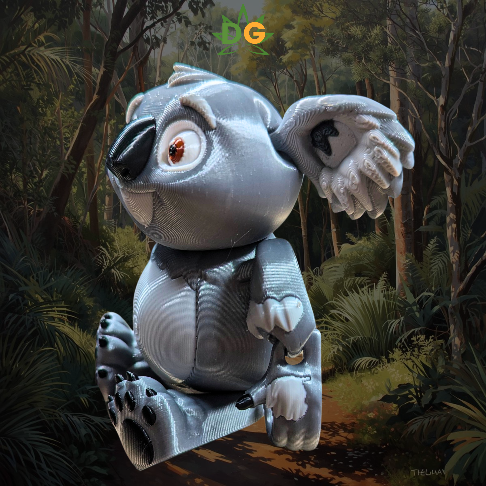 Articulated Koala Bear | 3D Printed Fidget Buddy