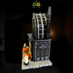 Miniature Gothic Tealight Fireplace Decor