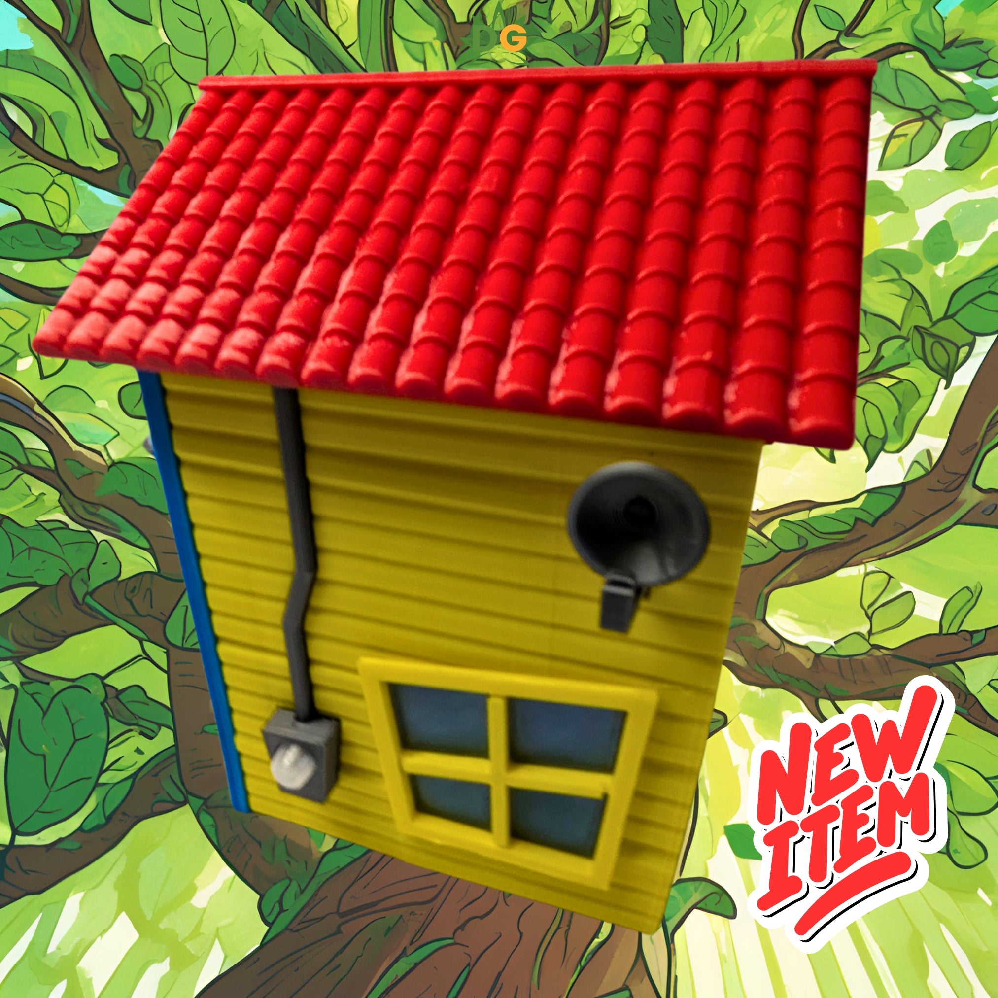 Toon-Tastic Birdhouse – A Playful Perch for Your Feathered Crew