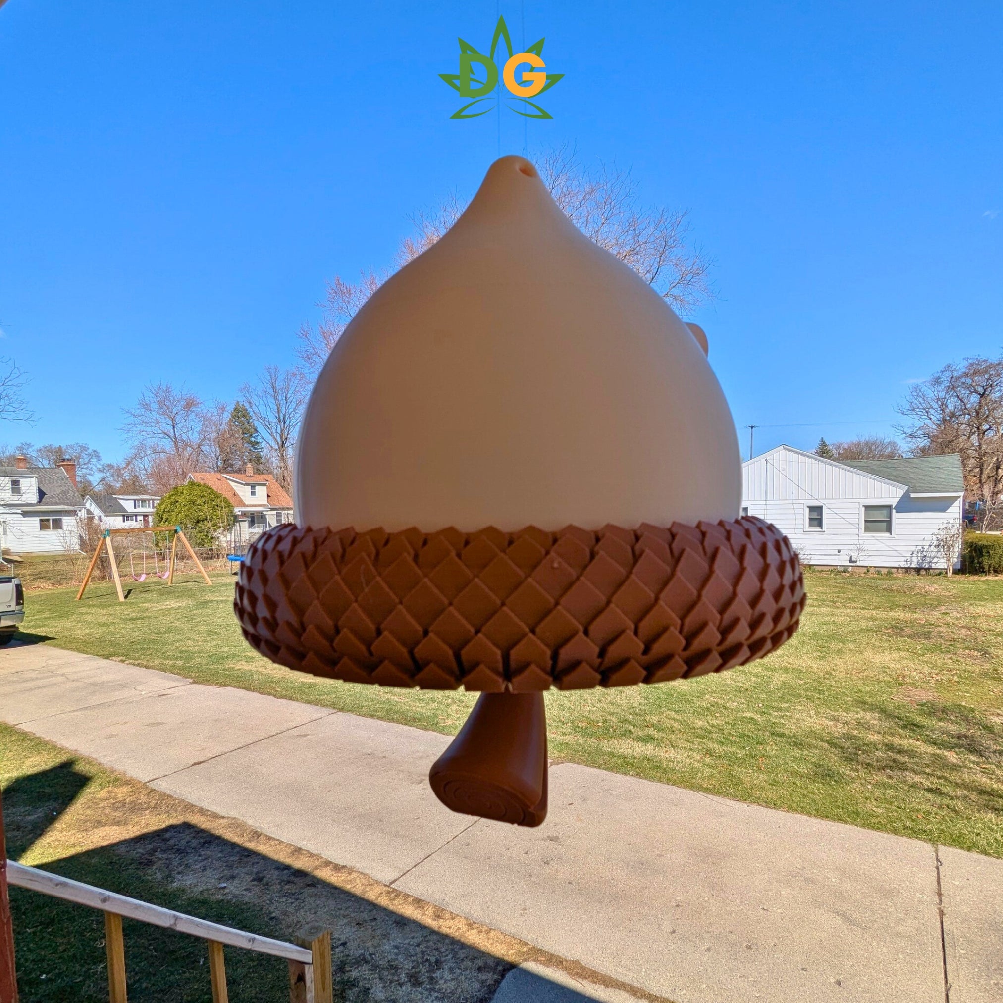 Giant Acorn Bird House: Unique Garden Decor & Bird Sanctuary for Outdoor Birds, Home and Garden Accent