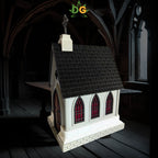 Multi-Purpose Gothic Chapel | Candy Jar | Spooky Decor