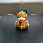 Colorful Gingerbread Duck Companion | Christmas Jeep Accessory