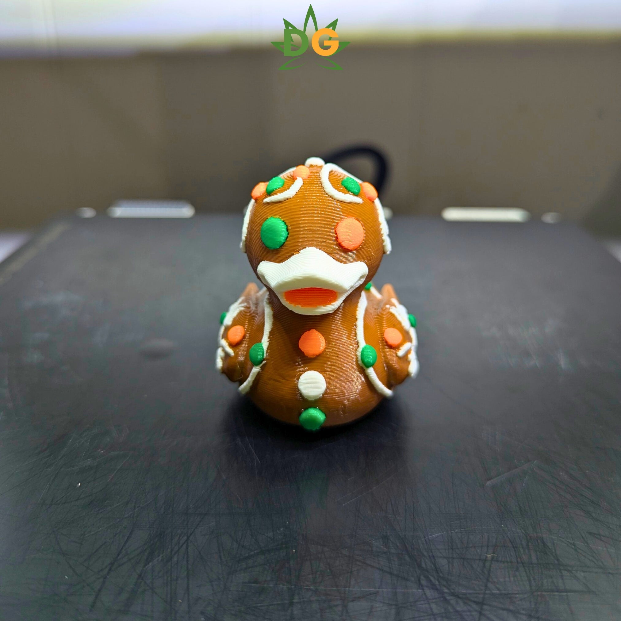 Colorful Gingerbread Duck Companion | Christmas Jeep Accessory