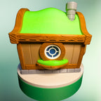 A Charming Hobbit Birdhouse Retreat for Your Feathered Friends - Observe Them Closely with Your Blink Camera!