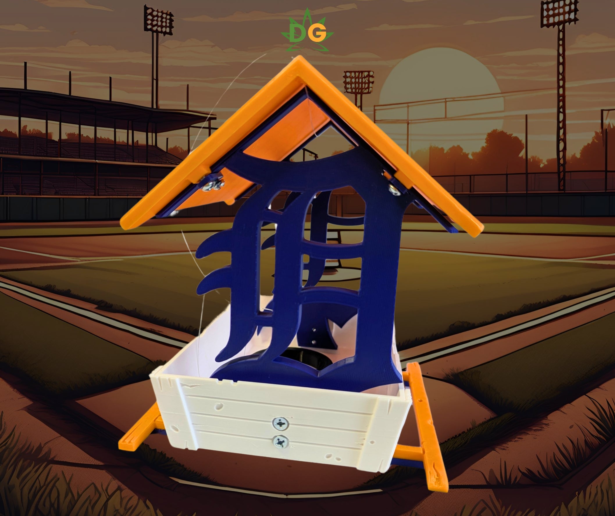 Michigan Sports Themed Countryside Bird Feeder | Outdoor Wildlife Accessory