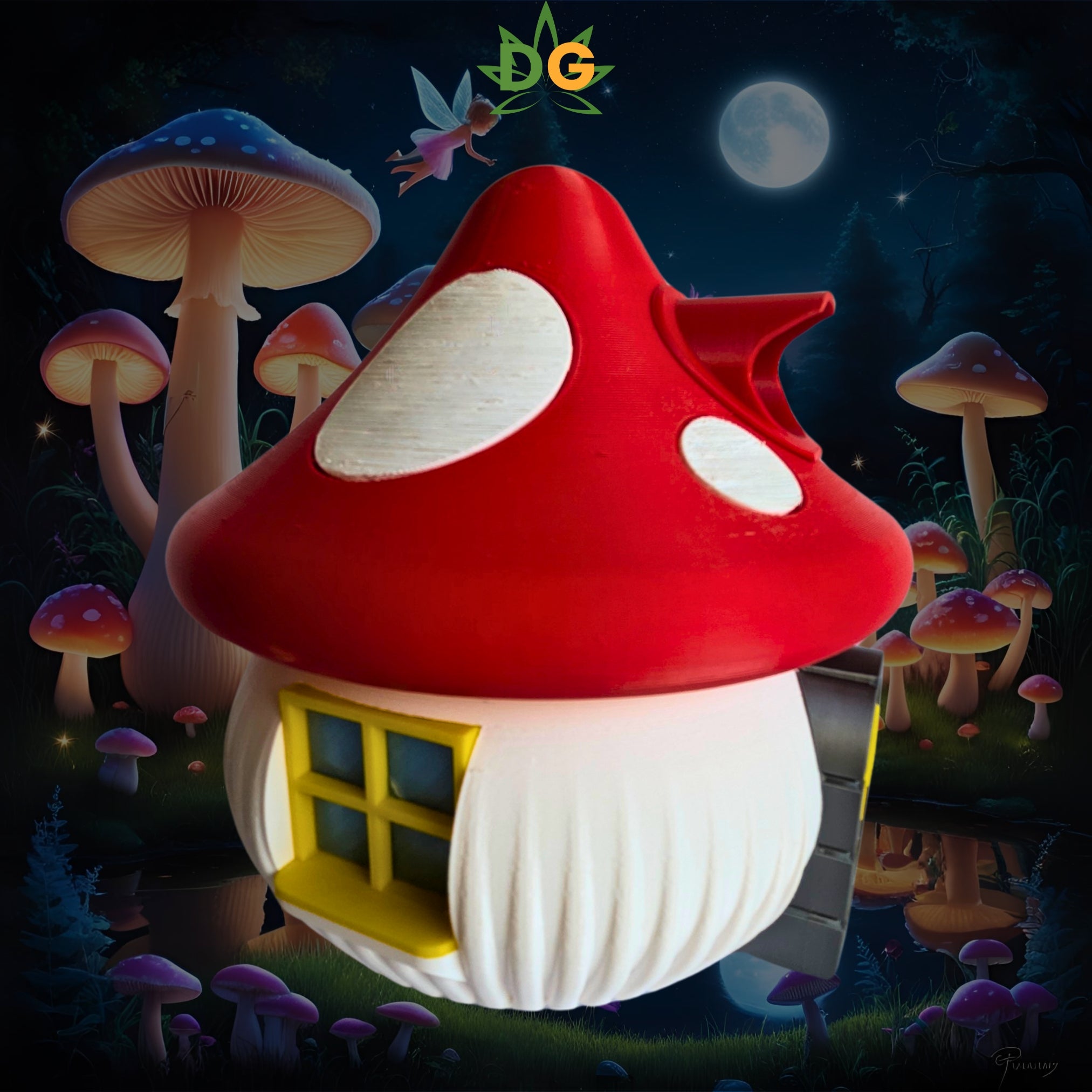 Enchanted Mushroom Birdhouse: A Novel Avian Dwelling