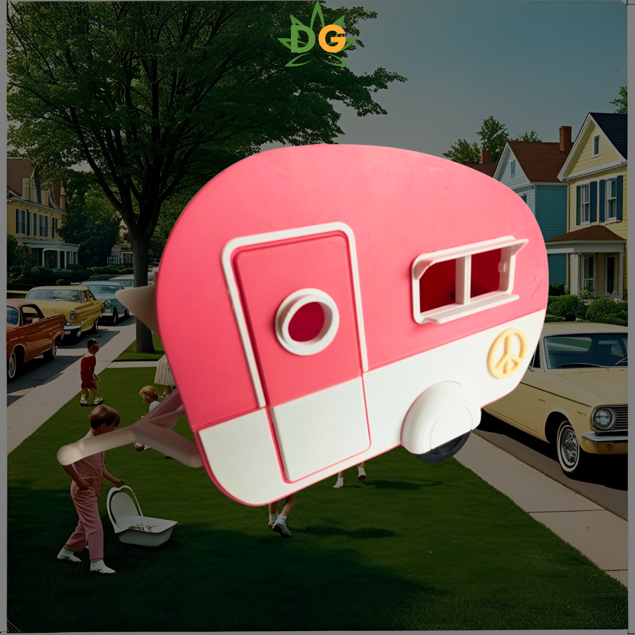 Retro Roamer Birdhouse: A Nomadic Nesting Retreat