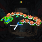 Katana-Wielding Ninja Dragon Turtle | 3D Printed Retro Gamer Collectible