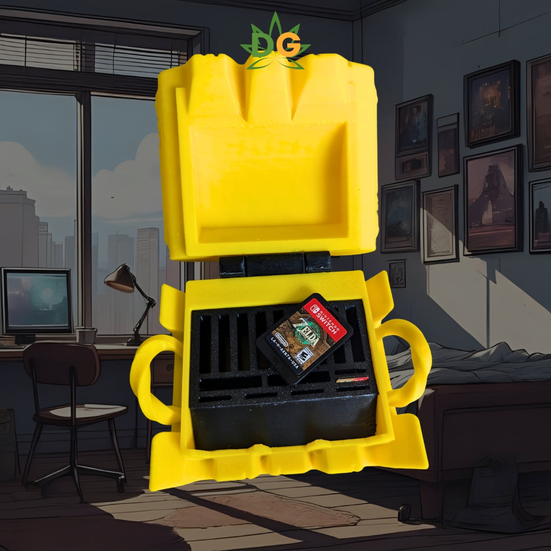 Skull Nintendo Switch & MicroSD Organization Box