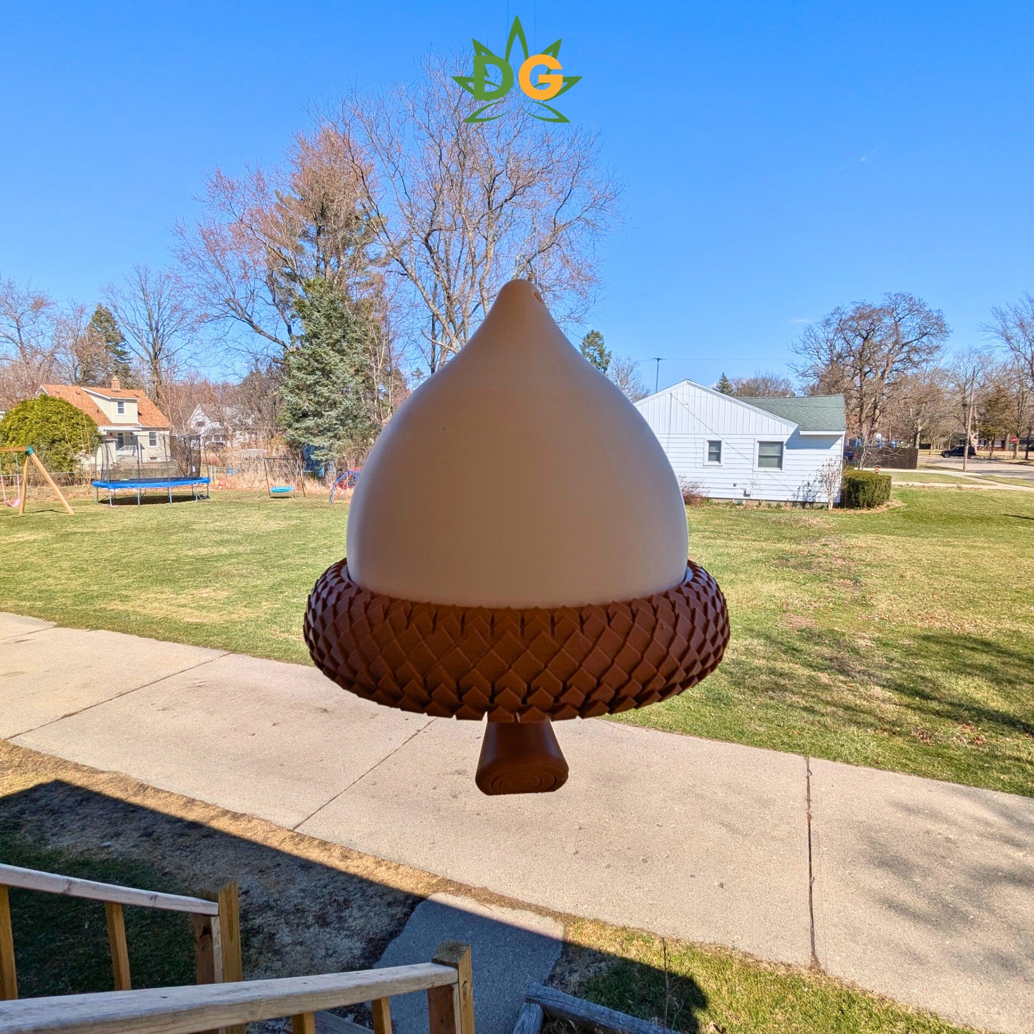 Giant Acorn Bird House: Unique Garden Decor & Bird Sanctuary for Outdoor Birds, Home and Garden Accent