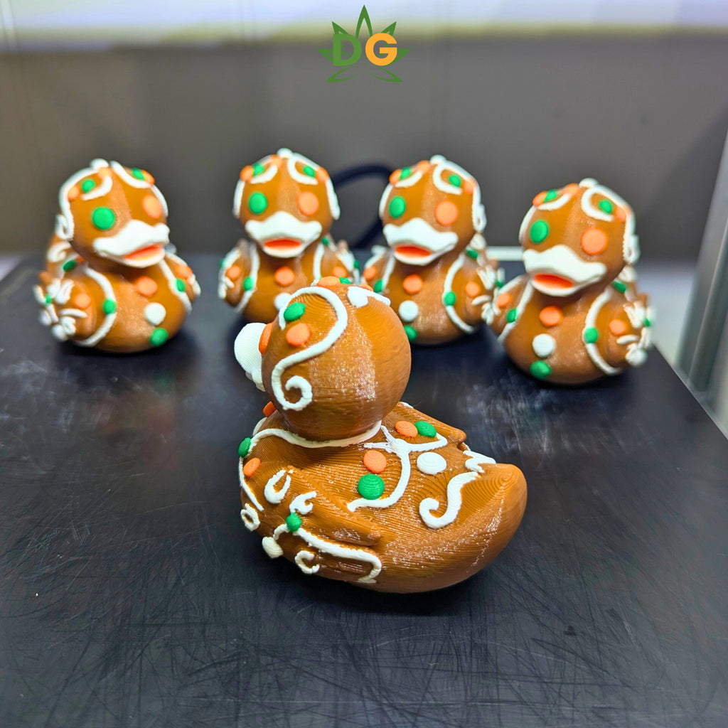 Colorful Gingerbread Duck Companion | Christmas Jeep Accessory