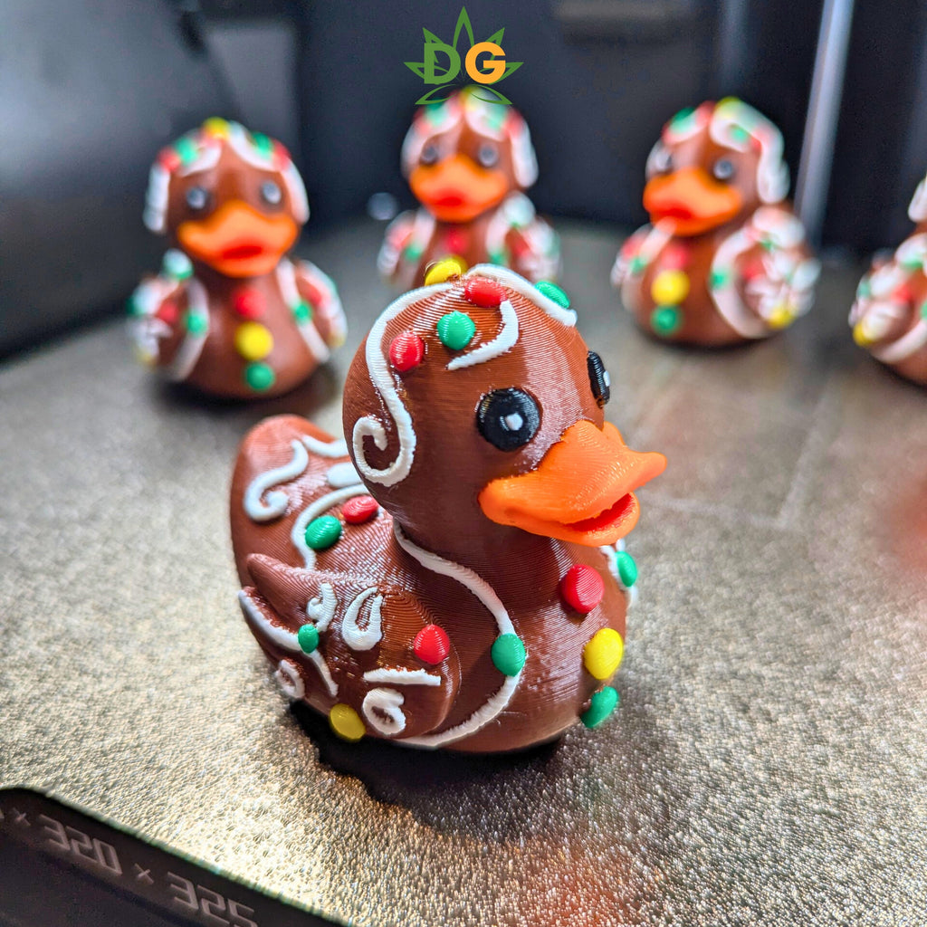 Colorful Gingerbread Duck Companion | Christmas Jeep Accessory