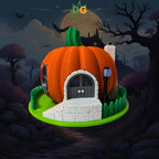 Halloween Pumpkin Fairy Tea Light House | Spooky Vibes | Cute & detailed | Seasonal Decor