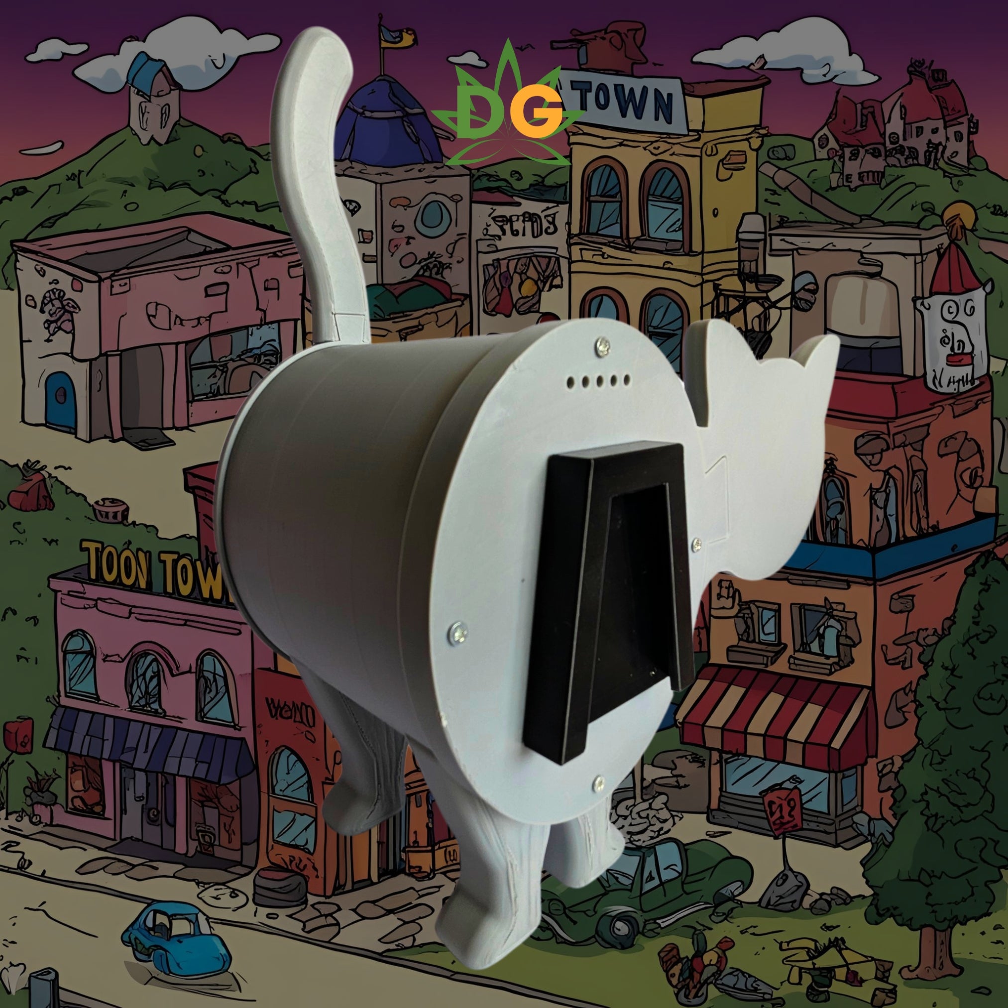 Surprised Cat Bird House: Funny & Cute Decor & Bird Home