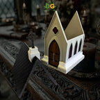Multi-Purpose Gothic Chapel | Candy Jar | Spooky Decor