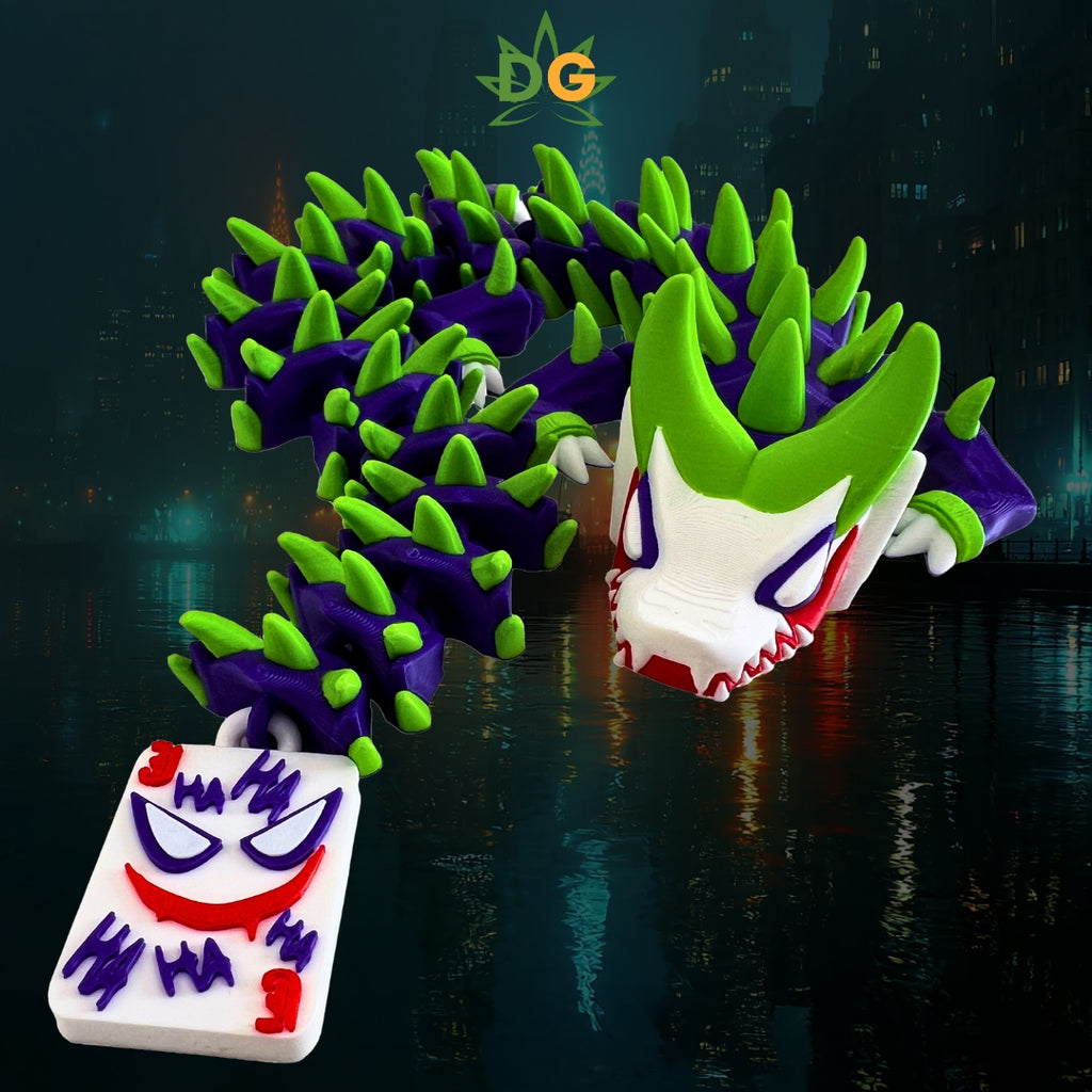Articulated Villian Jester Dragon Flexi