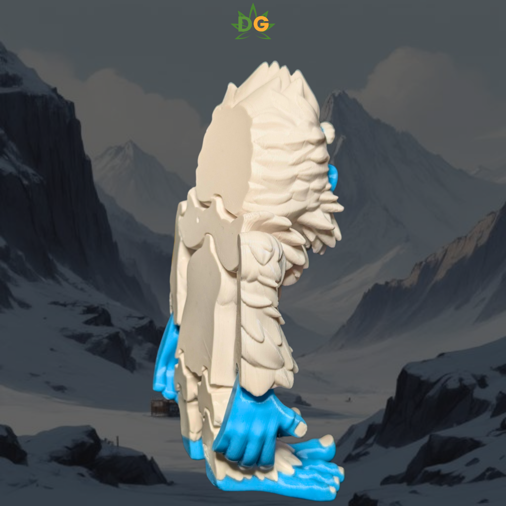 Articulated Friendly Sasquatch & Snow Yeti - 3D Printed Flexi