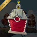 Decorative Firehouse Bird Shelter for Garden & Outdoor