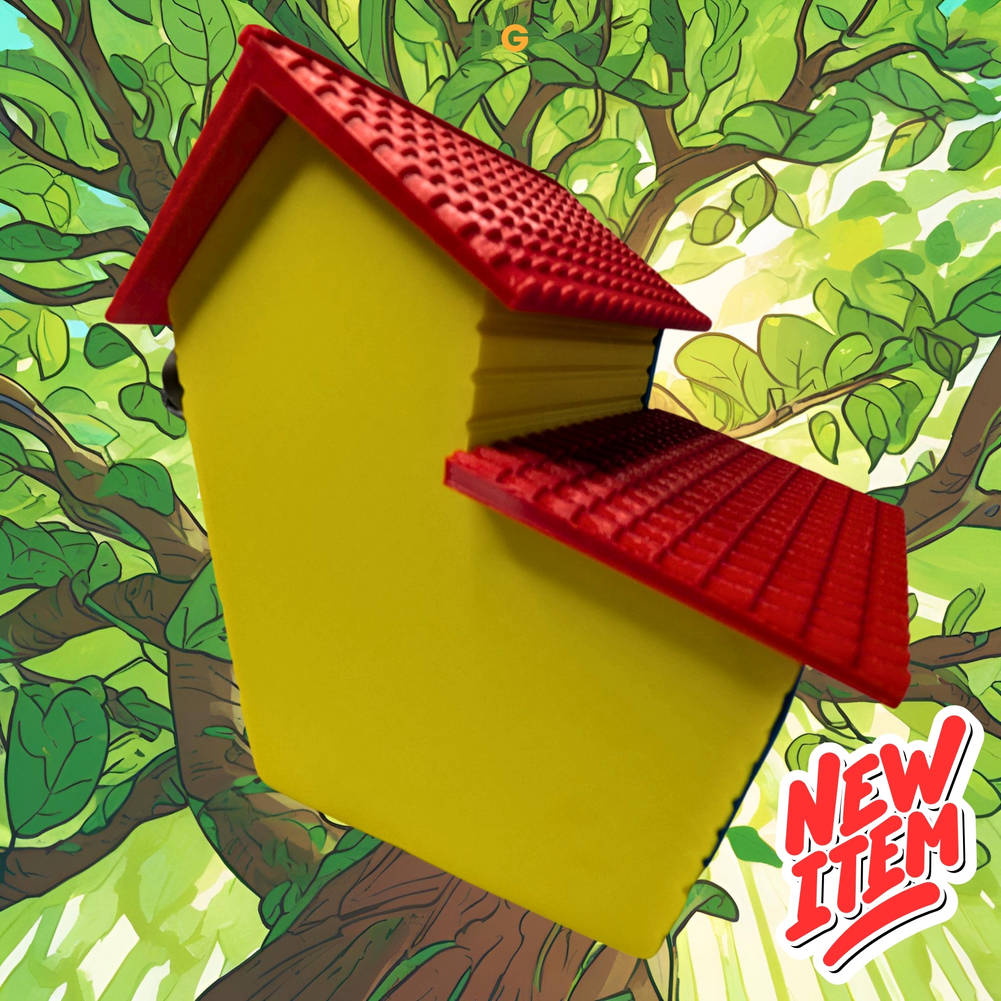 Toon-Tastic Birdhouse – A Playful Perch for Your Feathered Crew