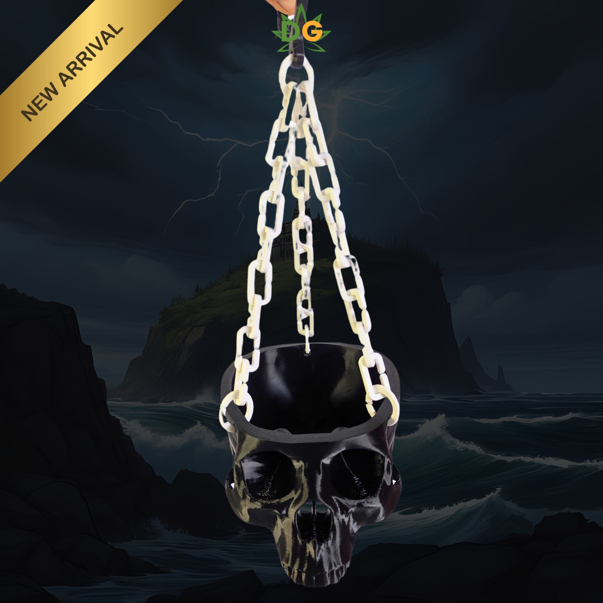 Grave Skull Garden Hanger (Indoor & Outdoor)