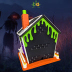 Halloween Delight Gingerbread Style House | Spooky season | Gift idea | Tea Light | Candy Jar | Ghostly vibes!