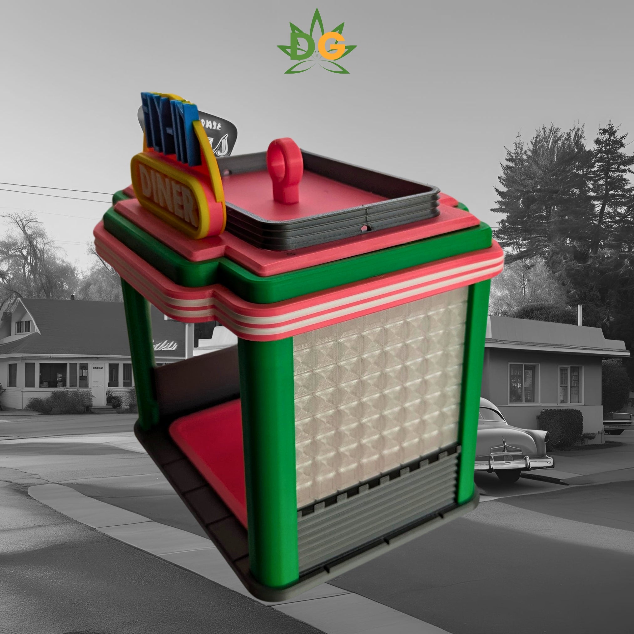 Fly-In Diner Bird Feeder - Vintage Style Restaurant for Birds